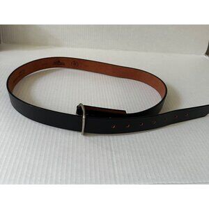 Boston Leather Belt Men Size 40 Black Leather USA Made Classic Workwear Preowned